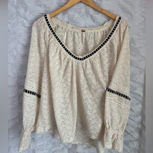 boho free people blouse